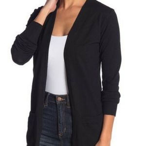 Susina Open Front Cardigan